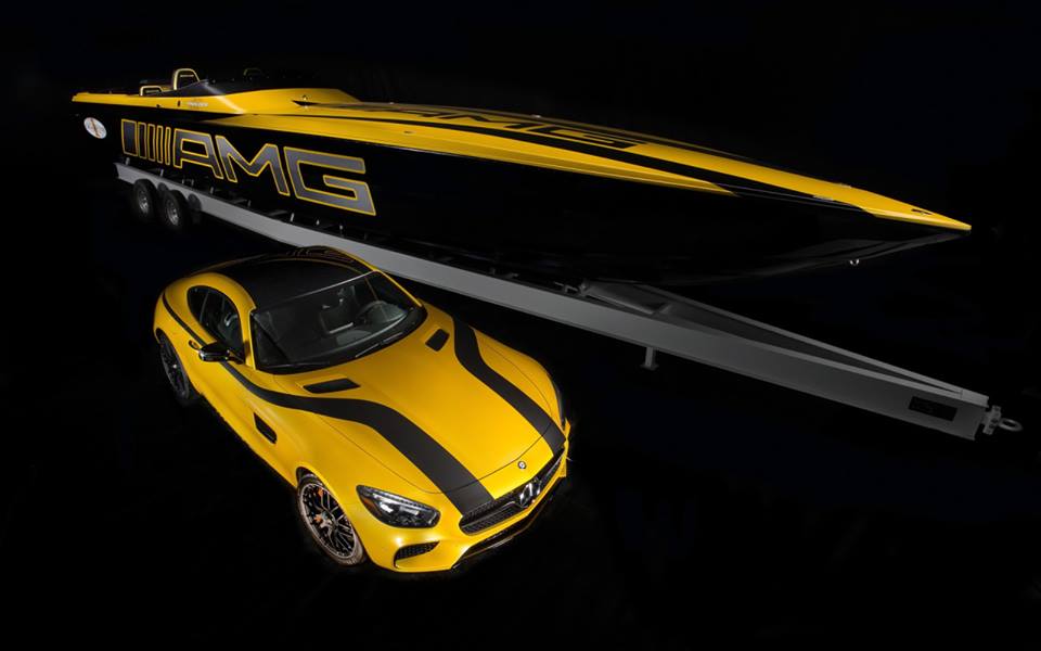 Mercedes AMG and AMG fast boat