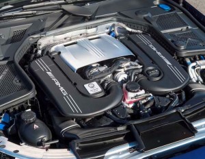 C63 AMG engine